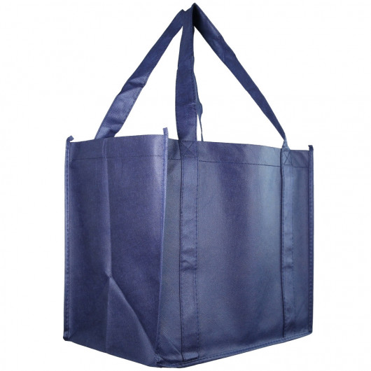 Navy Blue Promotional Shopping Totes